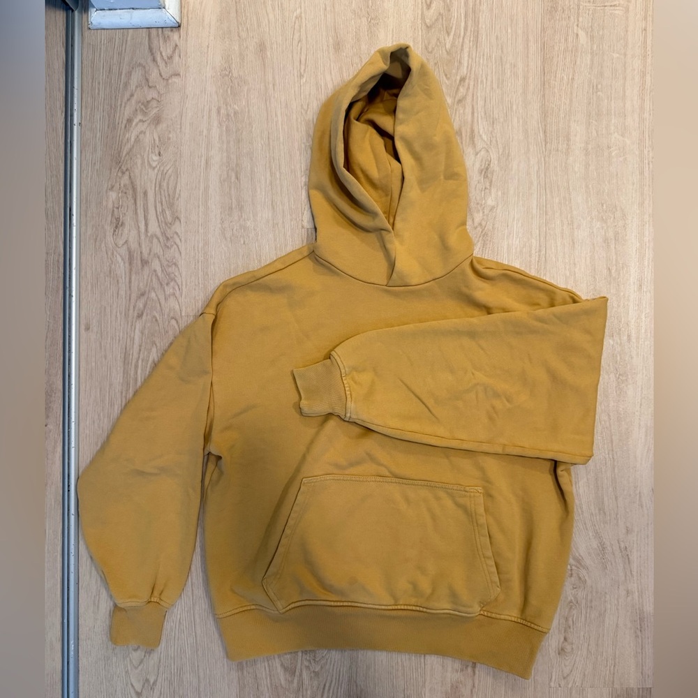 GAP Men's Mustard Turtleneck Hoodie